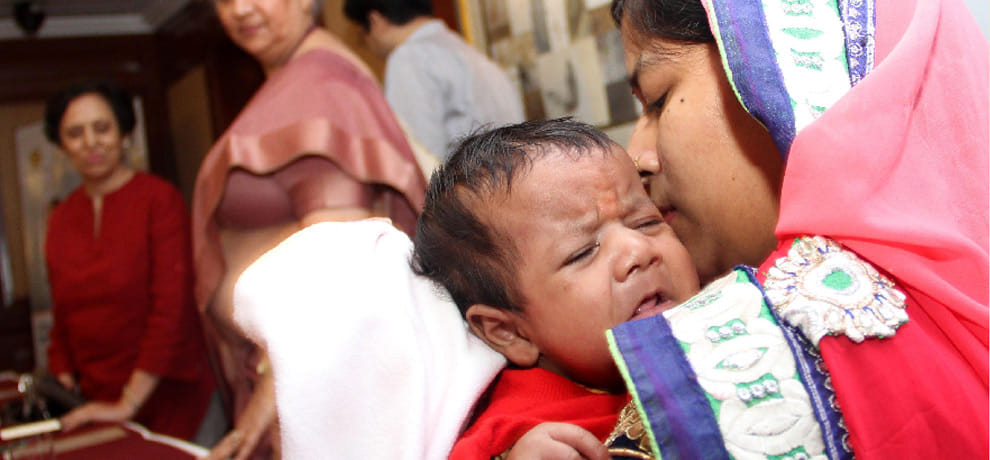 magic: by Rare surgery given to  new life of three days newborn