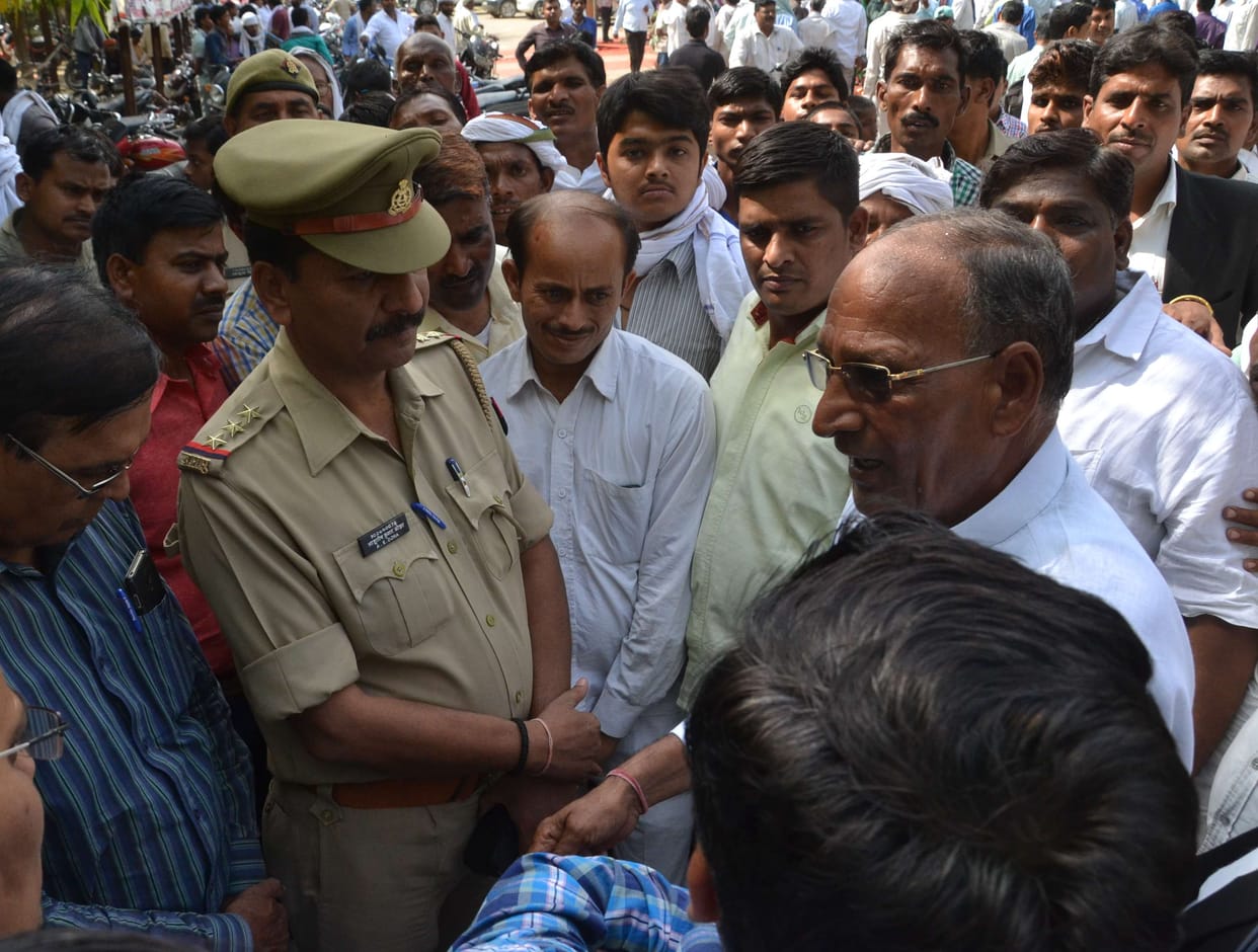 Protest against the minister finished