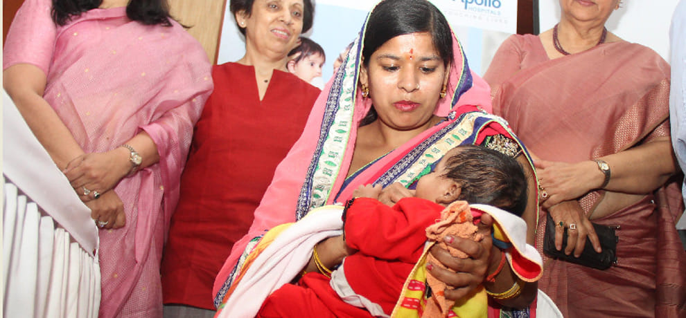 magic: by Rare surgery given to  new life of three days newborn