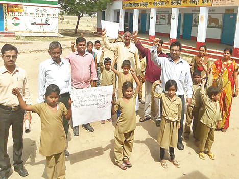 Praveshotsav council was celebrated in schools