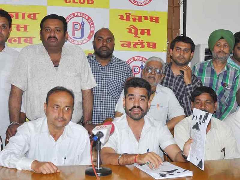 alligation on cps kd bhandari, congress, press confrence, jalandhar