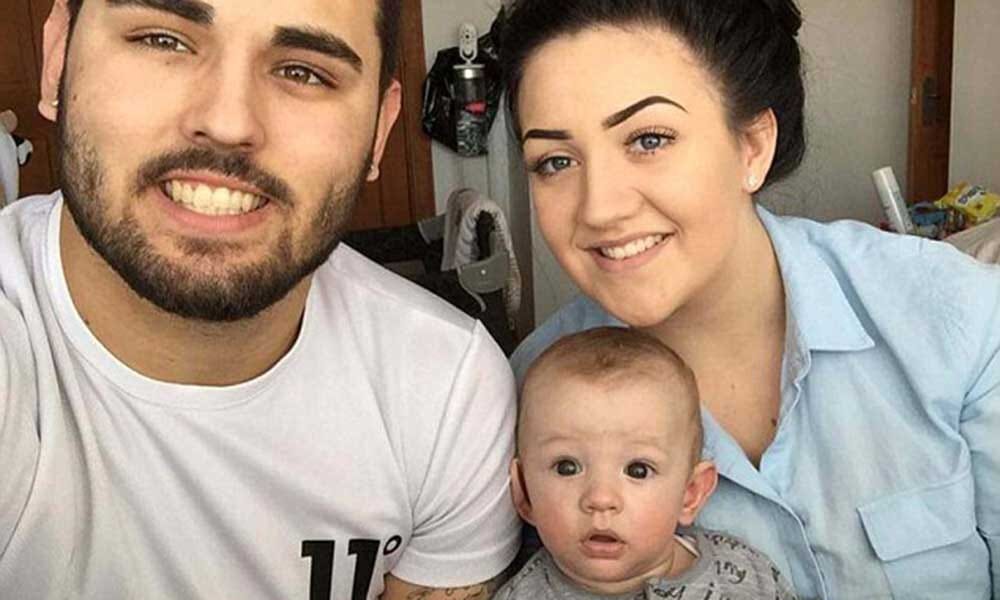 baby born with intestines out suffered 9 operations