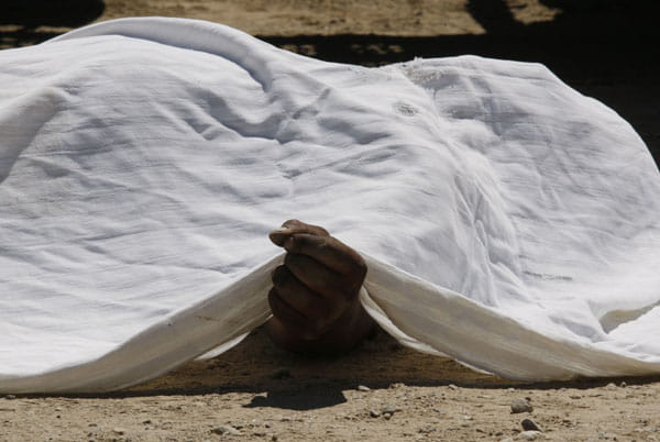 After the party they were sleeping in the room, death