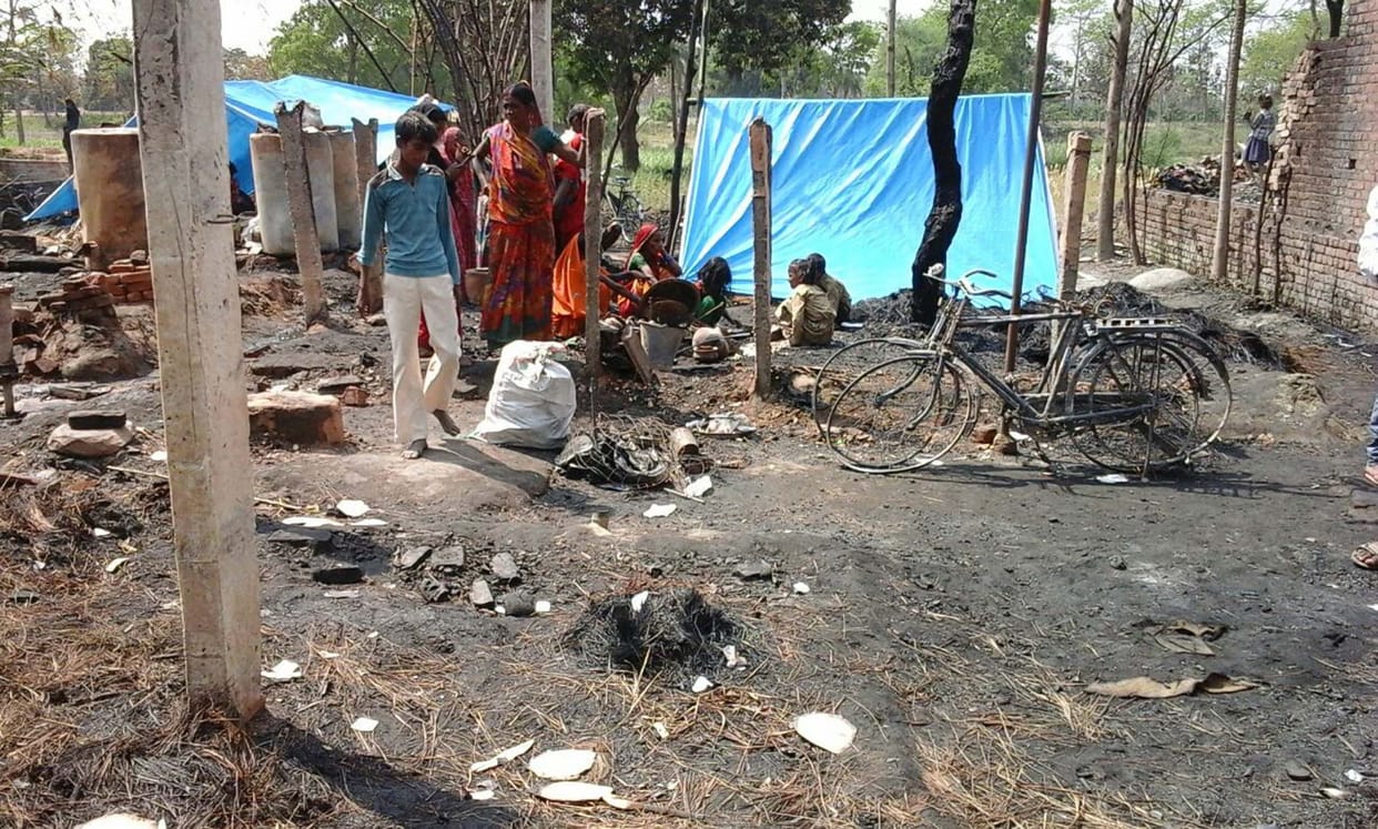 Dibri the fire, ten home burned