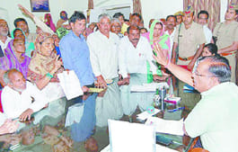DM office fiercely commotion