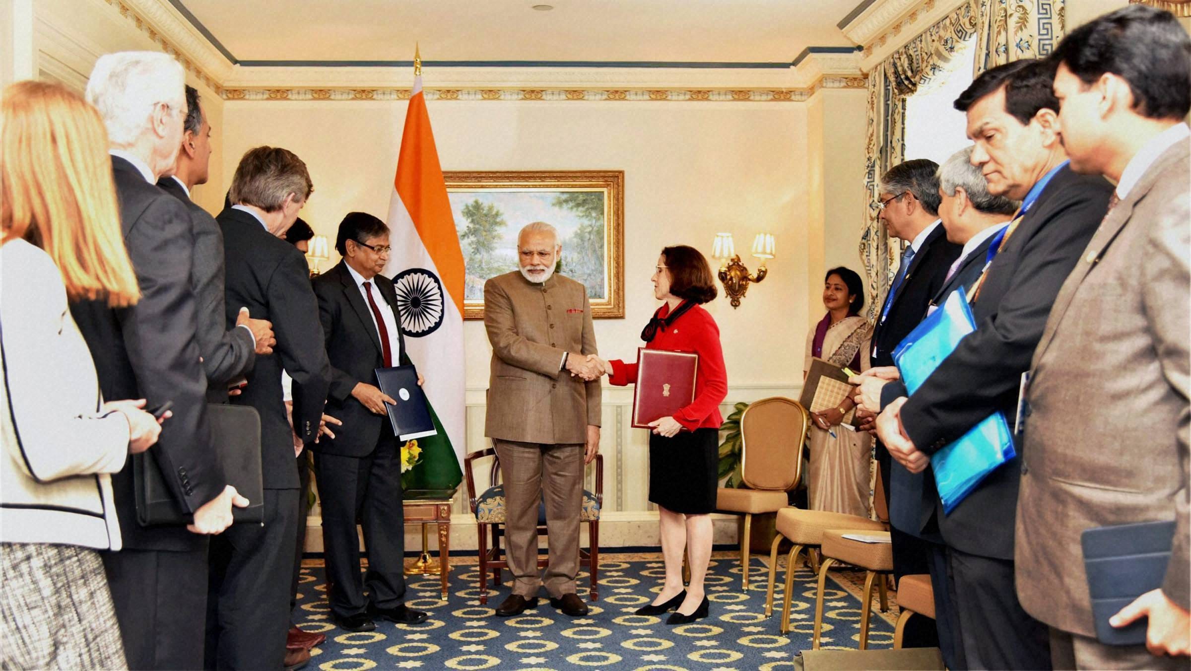 prime minister narendra modi addresses nuclear security summit in Washington