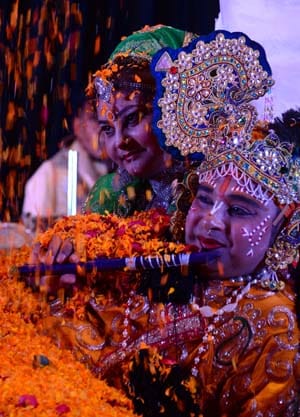 " Banke Bihari Mror Banki " charmed by