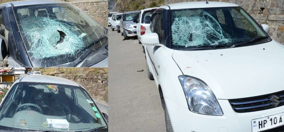 SP district president's car crushed two people