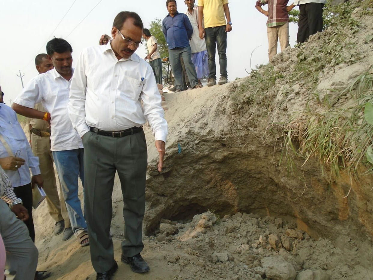 Teenager killed by collapsing soil, two serious
