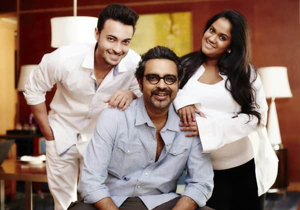 Salman Khan meets and kisses Arpita's baby boy Ahil