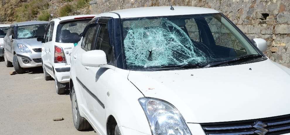 car accident in Gagrate, four injured