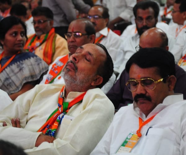 Pics of BJP meet in Lucknow.
