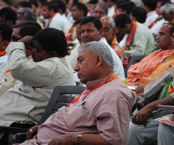 Pics of BJP meet in Lucknow.