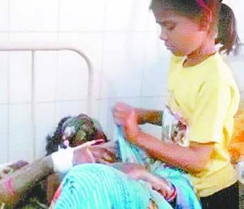 Sir! Grandparents burnt to mother alive