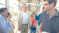 French team visited railway station