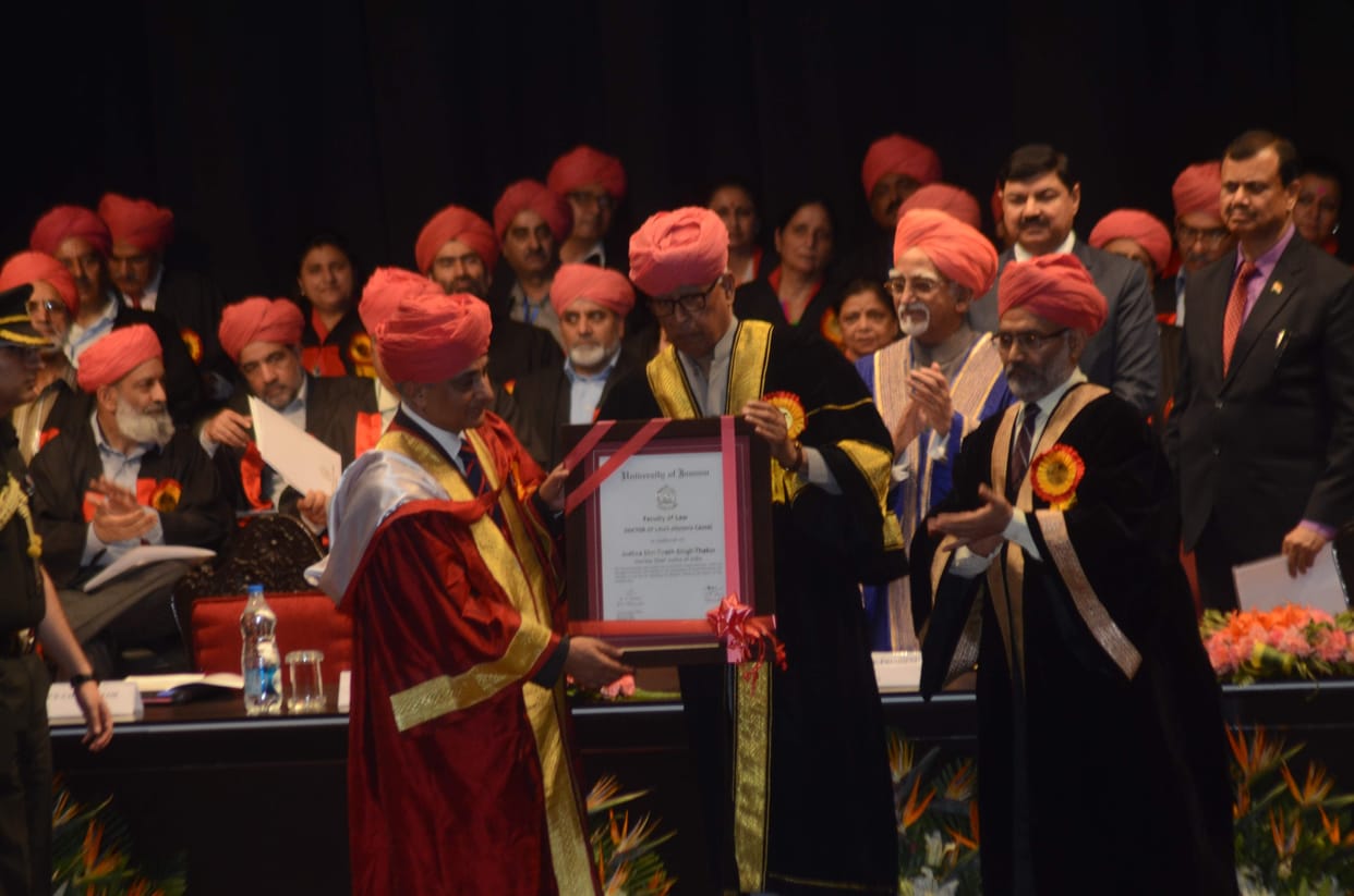 Chief Justice emotional in convocation