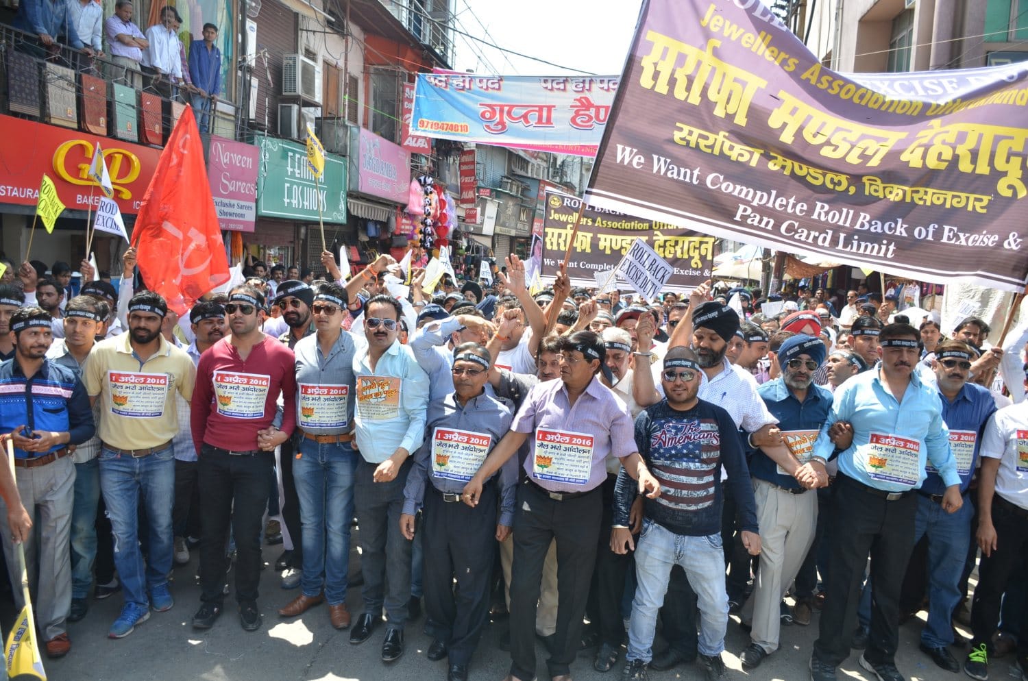 jewellers protest against excise duty