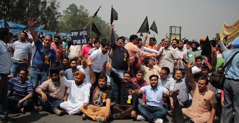 jewellers strike, excise duty, jewellers protest, patiala, punjab, rajpura