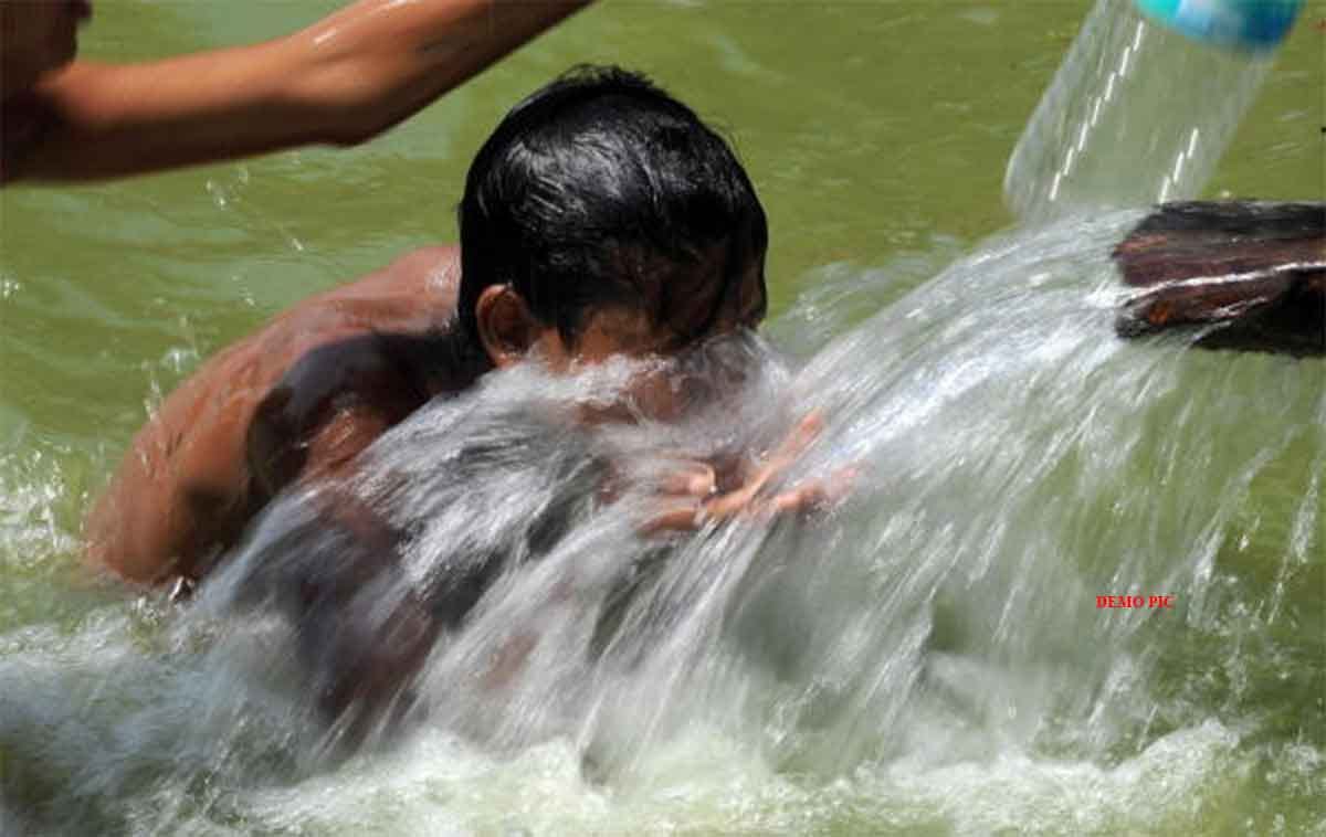 Poison in the water, not breathing may stop