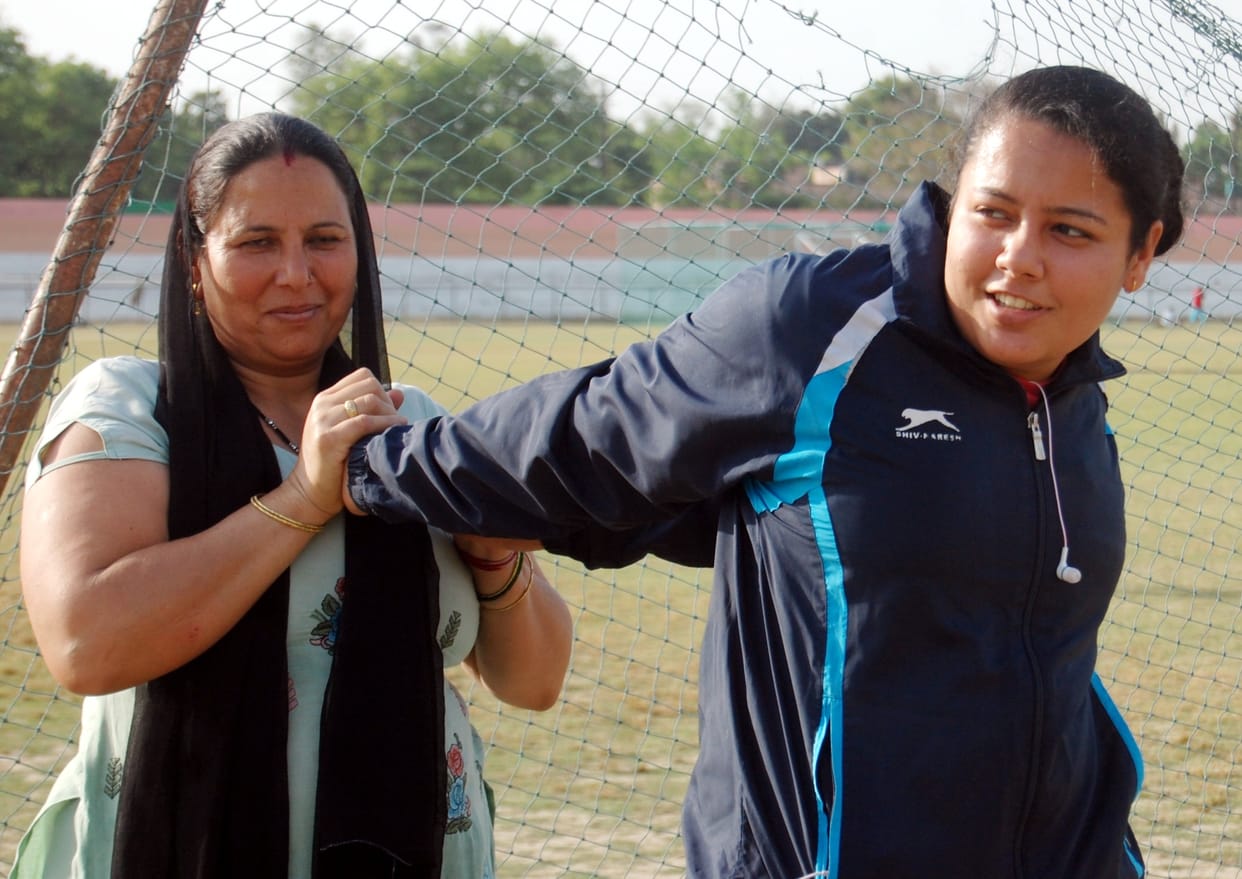 mother became coach for safety of daughter