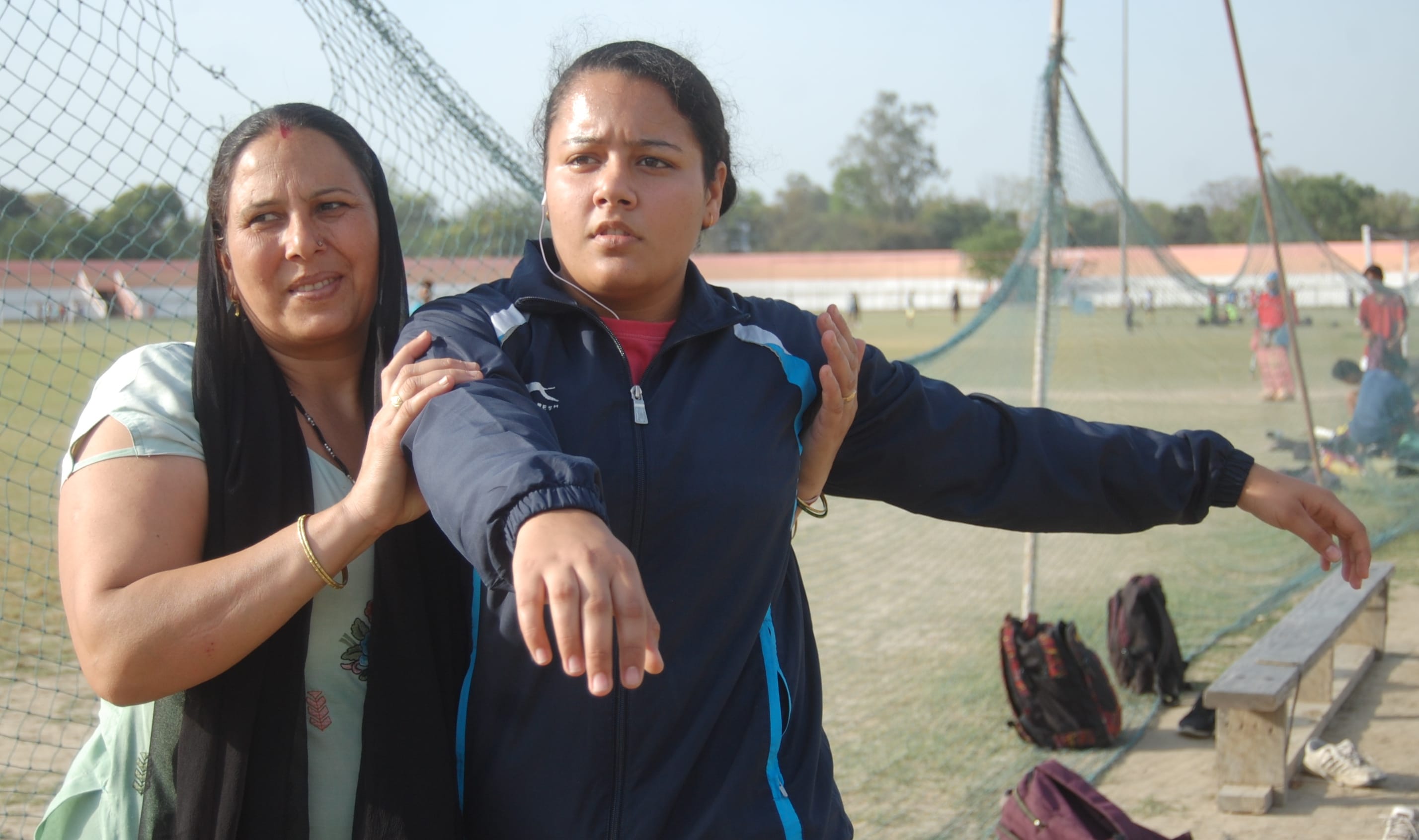 mother became coach for safety of daughter