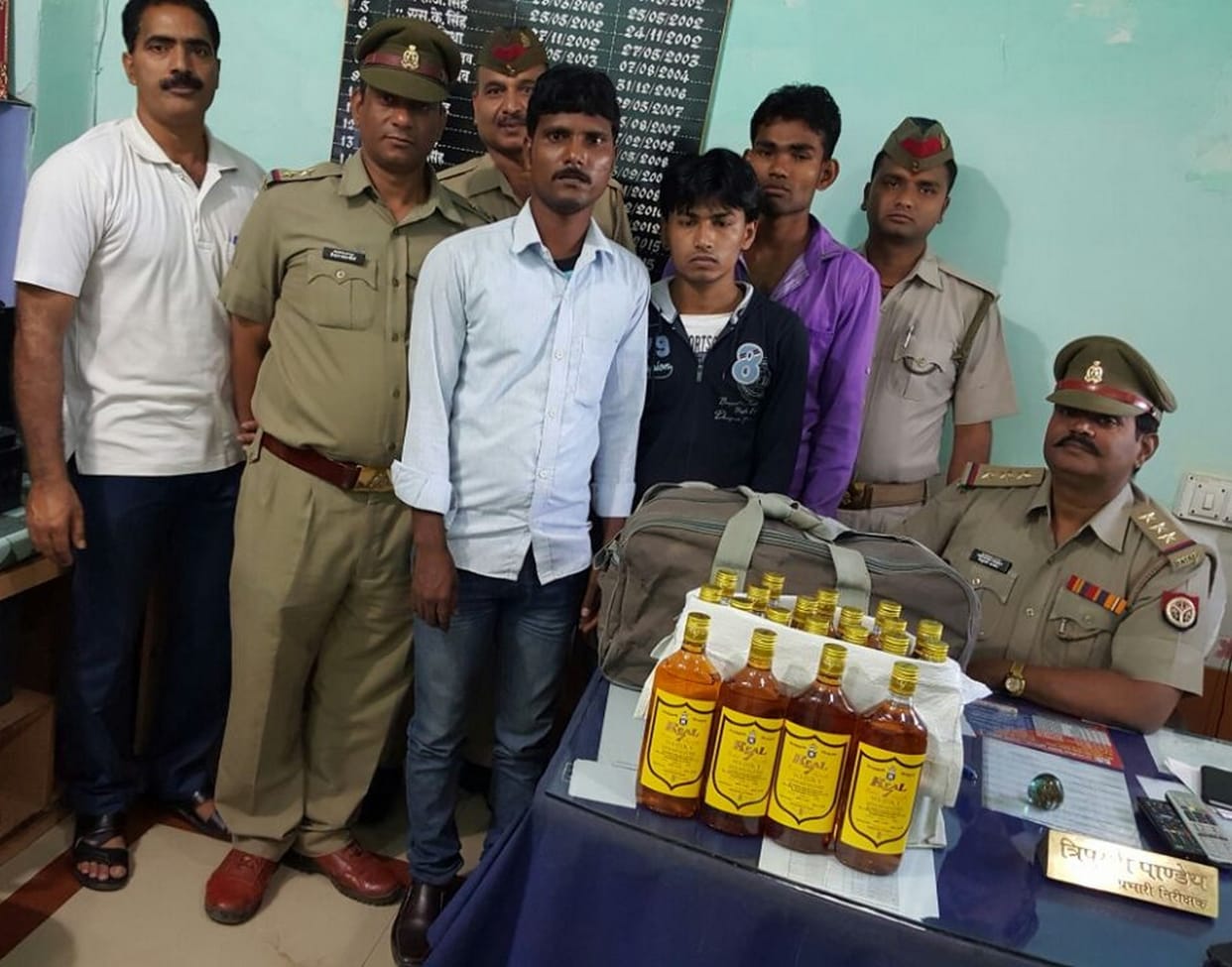 Three people arrested with alcohol
