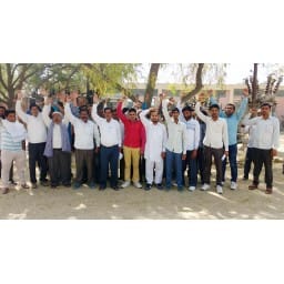 protest, protest in Sirsa, electric employee, Sirsa