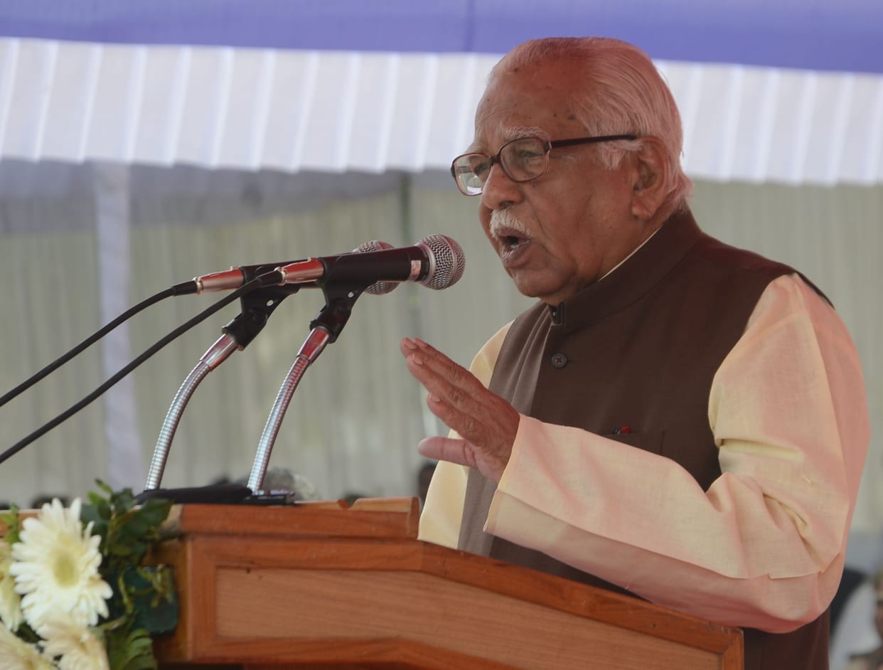 Governor Ram Naik in Ratik Parade in Lucknow.