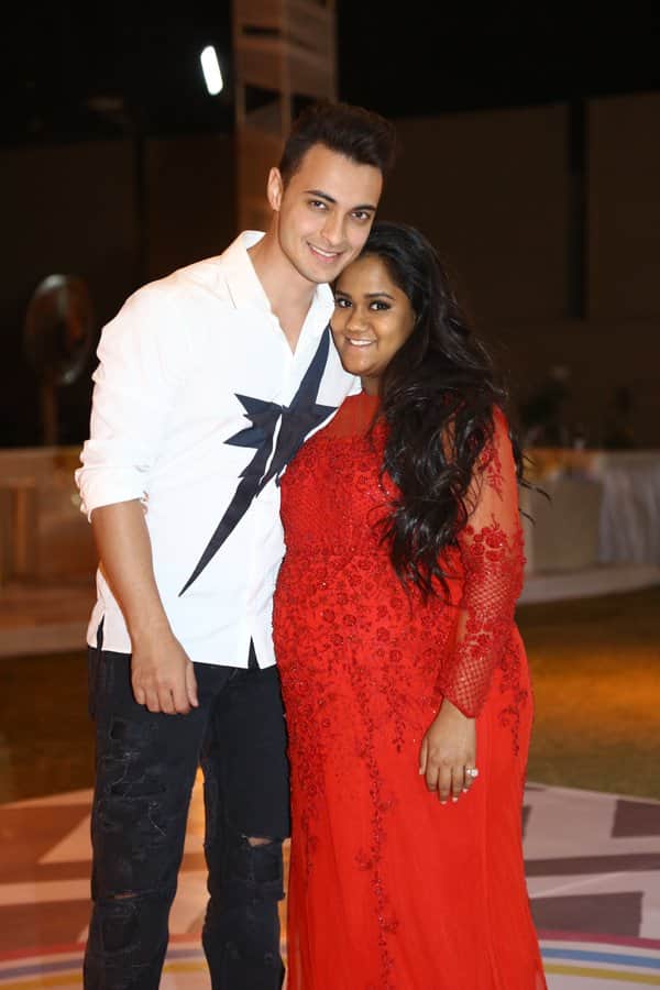 Salman Khan meets and kisses Arpita's baby boy Ahil