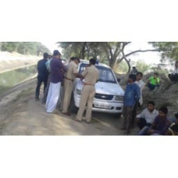 car driver body found in a canal