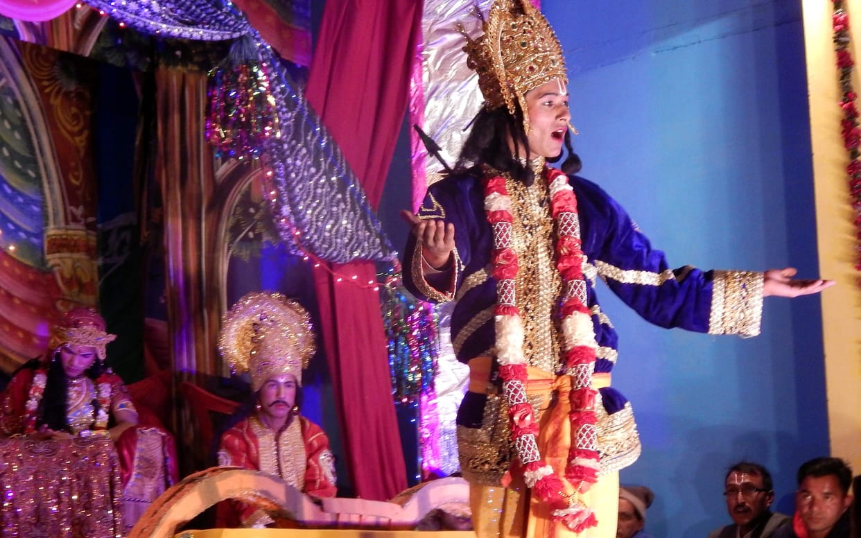 Rama broke the bow won Swayamvar