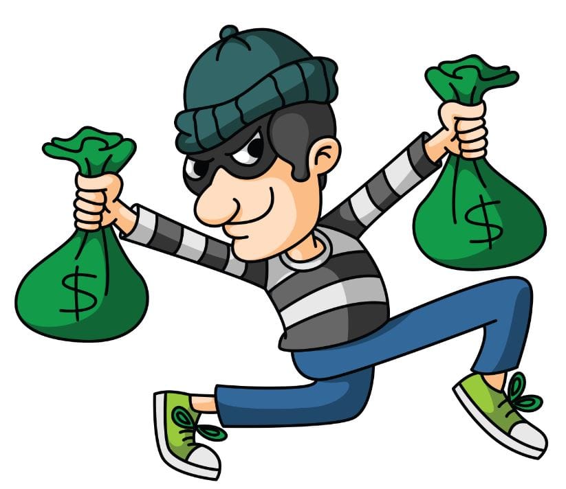 in the name of help theft money from injured.