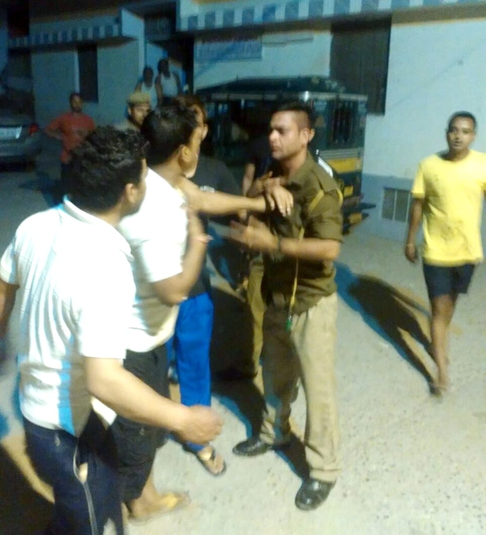scramble of water police