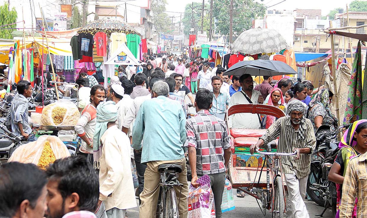 Gandhi Ground putting jam on the road all day long