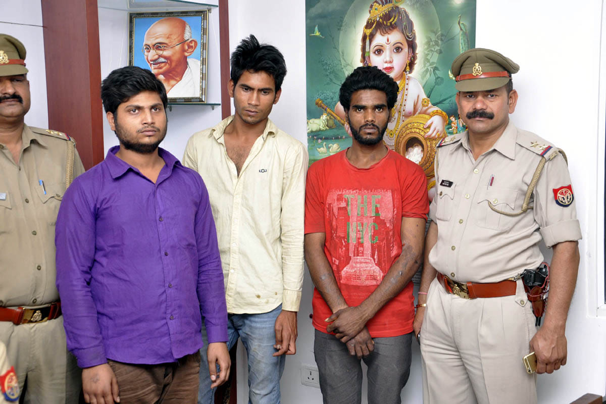 Three vicious police vehicle thieves arreset