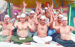 Topless protest