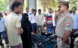 The mother said the inspector bullying , child 's bike seized