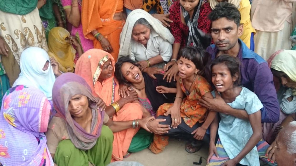 Young woman blew herself alive