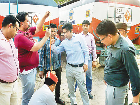 oil depo inspection