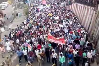 PHE staff protest through ‘Adhikar Rally’ in Jammu