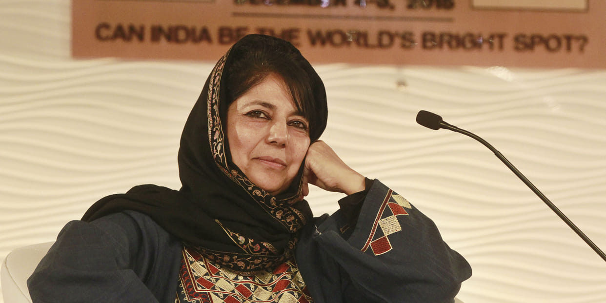 Kashmir's first woman chief minister mahbooba mufti