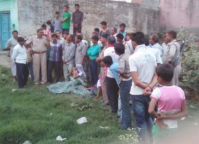 Old woman 's body was missing from the house in puddle