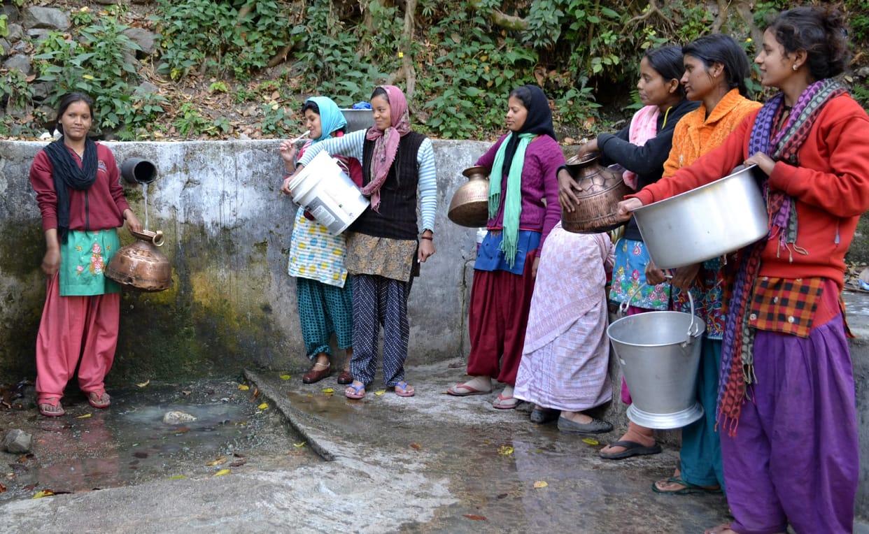Sparking long lines at water sources
