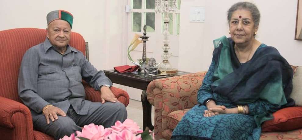 cm virbhadra singh meets ambika soni