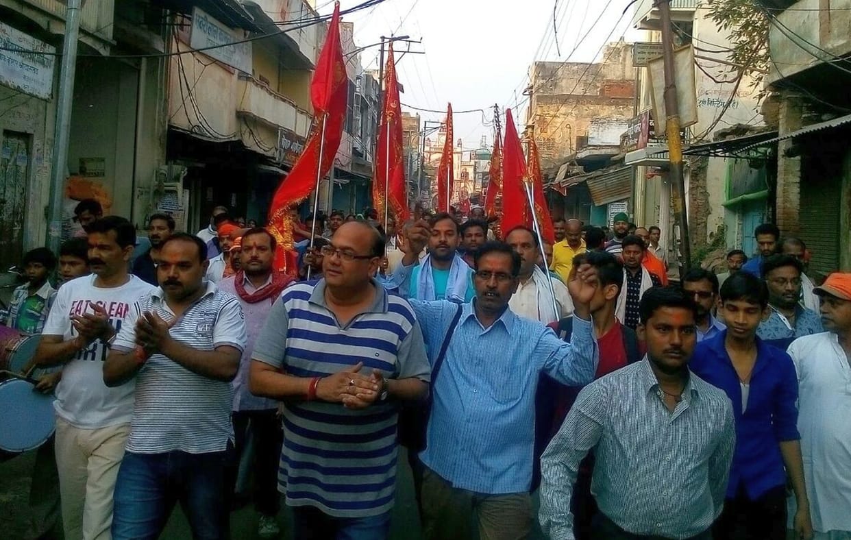 Turns out the man descended from Mahadeva march