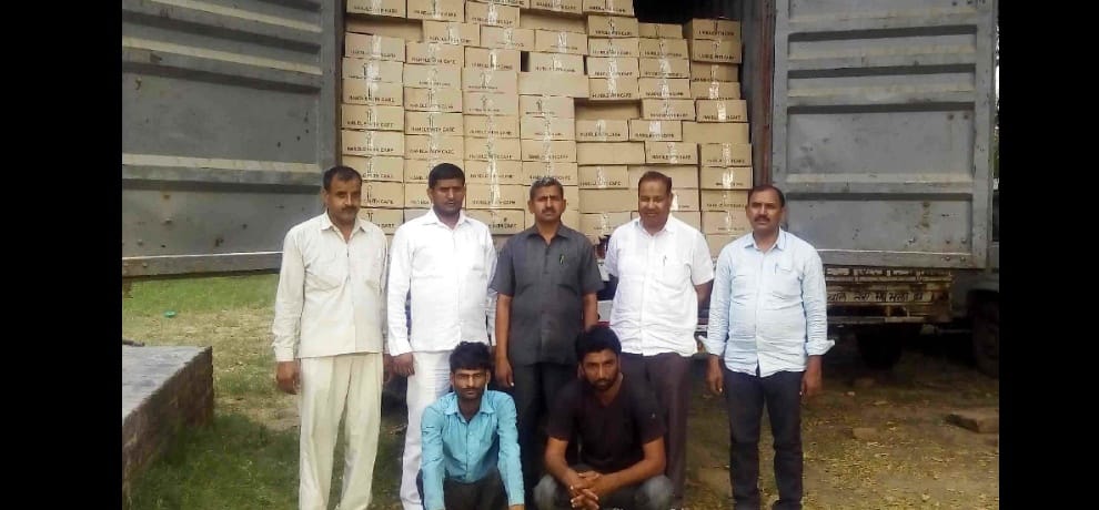 cia police arrest two with canter filled with liquor