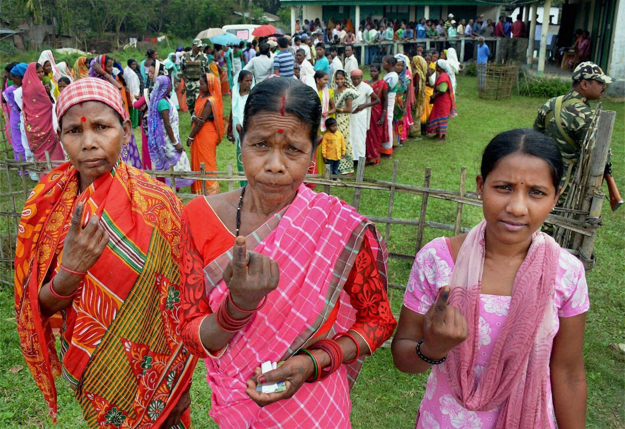 second phase election in assam and west bengal