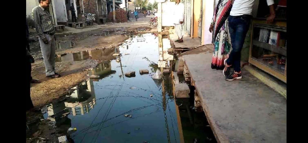 choke sewer becoming problem for residents in palwal