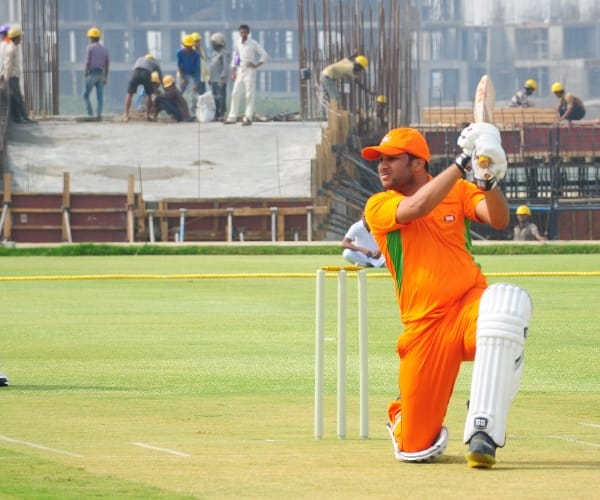 Cricket match between IAS and IPS officers.