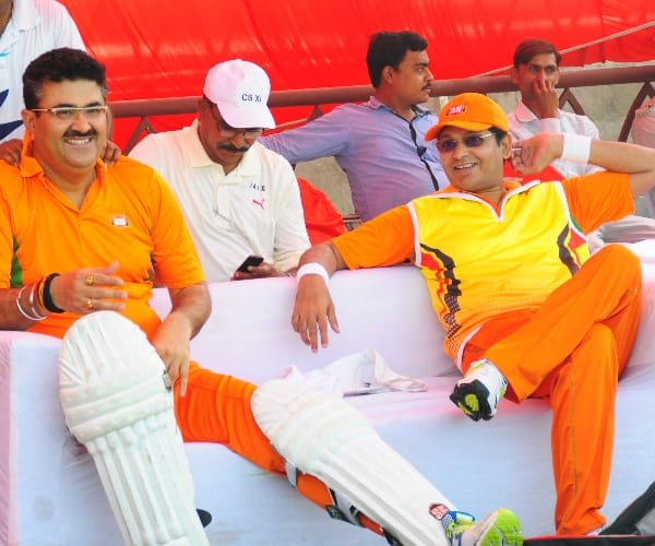 Cricket match between IAS and IPS officers.